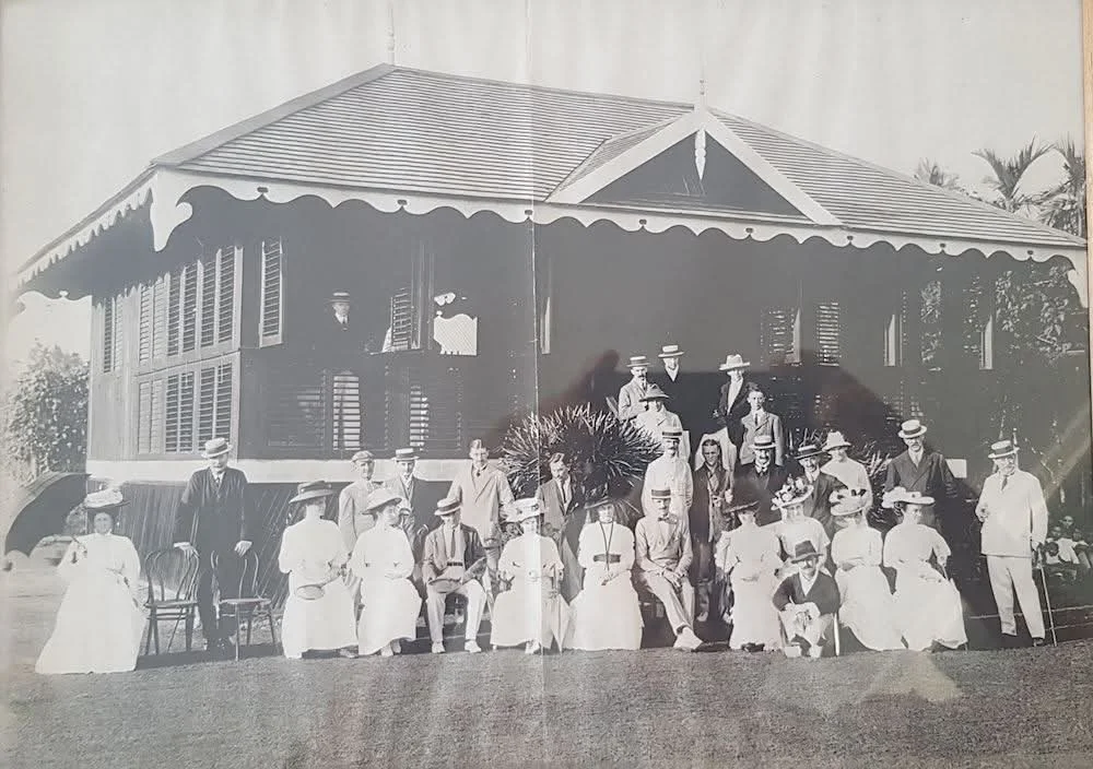 Visit of the Lawn Tennis Club to Chiang Mai Gymkhana, 1909