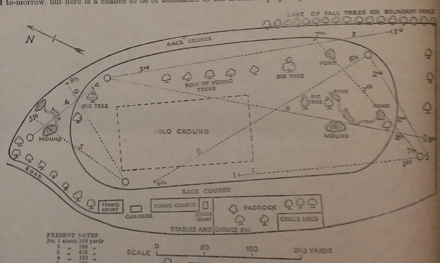 Chiang Mai Gymkhana Club plans, 1931