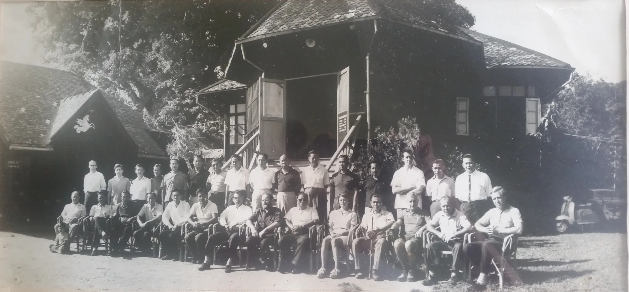 Chiang Mai Gymkhana Club old clubhouse, 1966