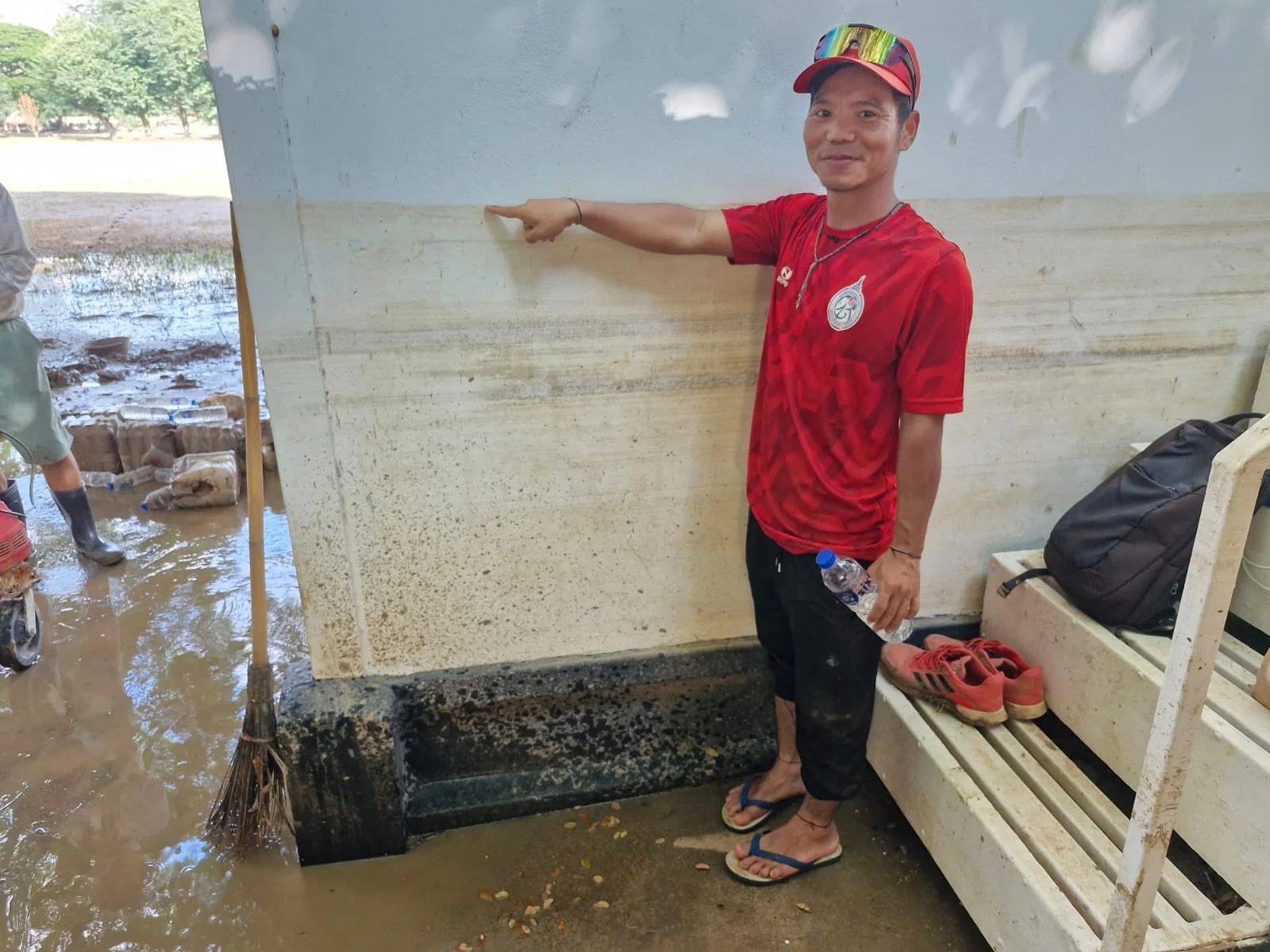 The aftermath of the 2024 floods at Chiang Mai Gymkhana Club